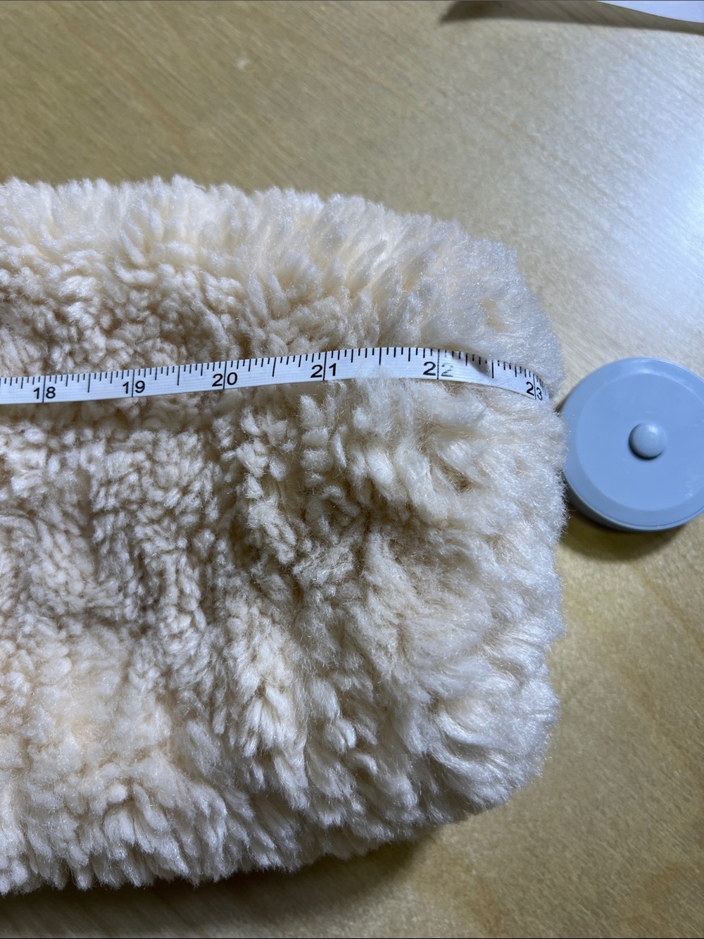 Banana Republic Plush Faux Shearling Jacket - Beige Cream size M - Picture 6 of 11